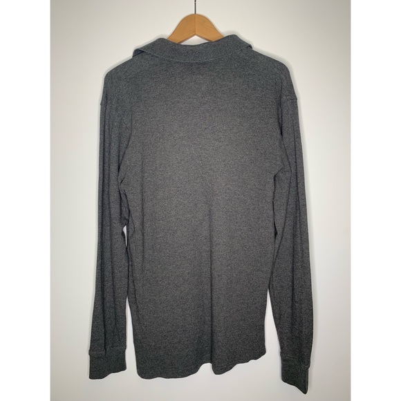 Tommy Hilfiger Grey Long Sleeve Polo - Picture 3 of 5
